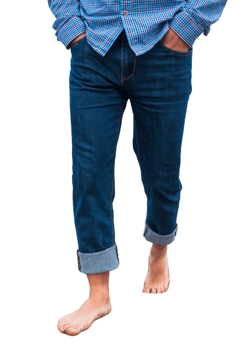 Men Loose Fit Men's Flap Pocket Jeans